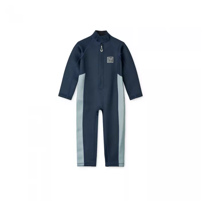 Costum de neopren cu maneci lungi - Moverick - Classic navy - Liewood