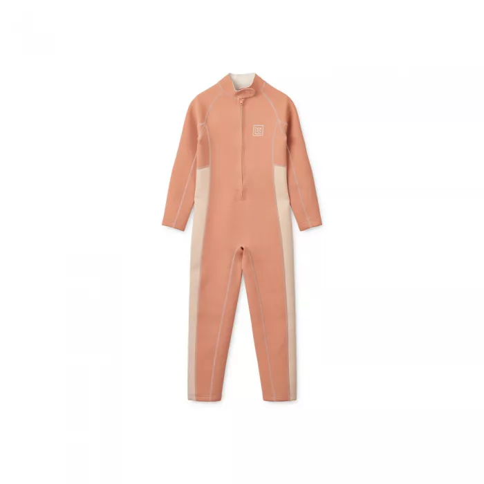 Costum de neopren cu maneci lungi - Moverick - Tuscany rose - Liewood