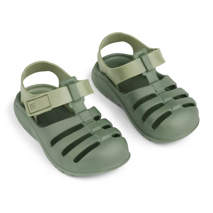 Sandale usoare pentru copii - Beau - Tea / Faune green - Liewood