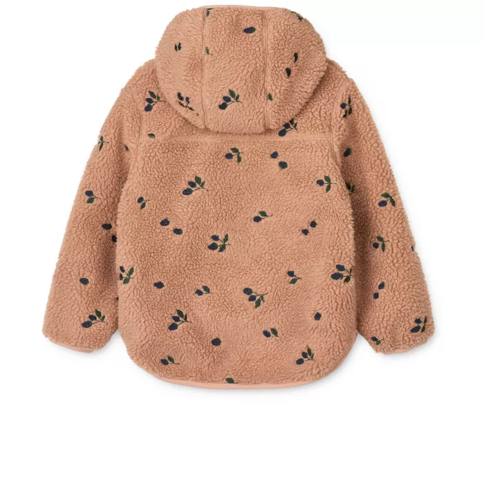 Jacheta pentru copii - Mara - Berry / Pale tuscany / Embroidery - Liewood