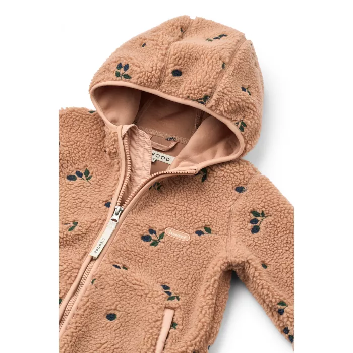 Jacheta pentru copii - Mara - Berry / Pale tuscany / Embroidery - Liewood