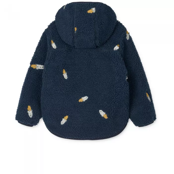 Jacheta pentru copii - Mara - Rocket / Classic navy / Embroidery - Liewood