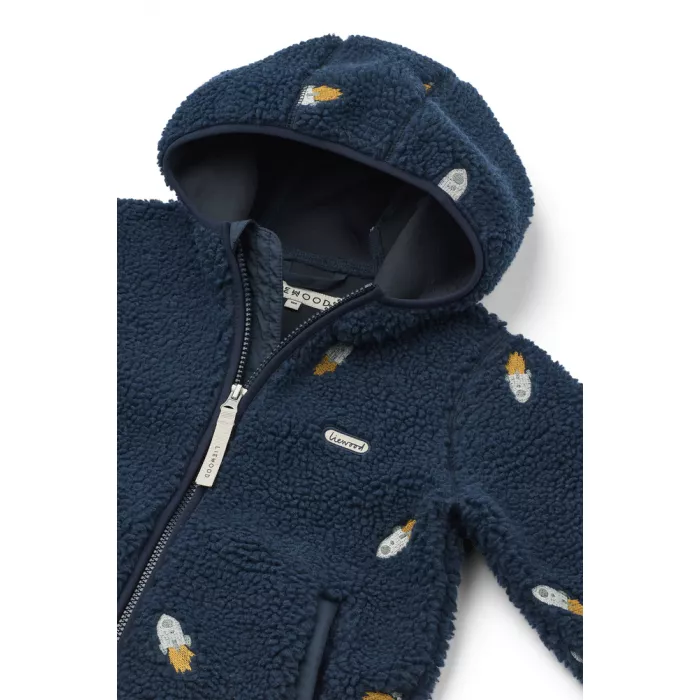 Jacheta pentru copii - Mara - Rocket / Classic navy / Embroidery - Liewood