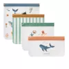 Punga reutilizabila pentru calatorie - set 4 bucati - Clive - Sea creature / Sandy - Liewood