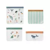 Punga reutilizabila pentru calatorie - set 4 bucati - Clive - Sea creature / Sandy - Liewood