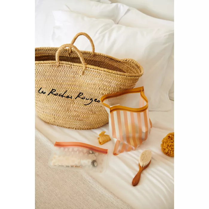 Punga reutilizabila pentru calatorie - set 4 bucati - Clive - Peach / Sea shell - Liewood