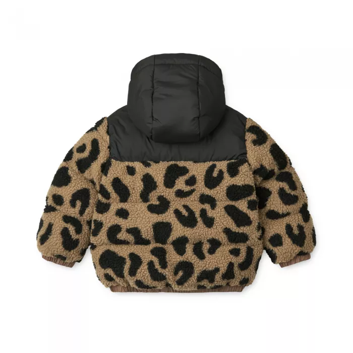 Jacheta puffer pentru copii - Niko Pile - Mega leo / Oat mix - Liewood