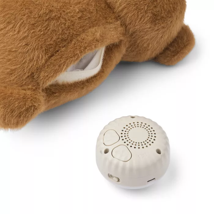 Jucarie de plus cu sunete de white noise - Bear - Golden caramel - Liewood