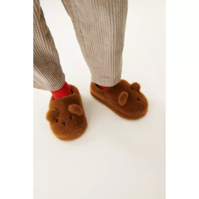 Papuci de interior Aviaja - Bear - Golden caramel - Liewood