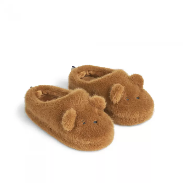Papuci de interior Aviaja - Bear - Golden caramel - Liewood