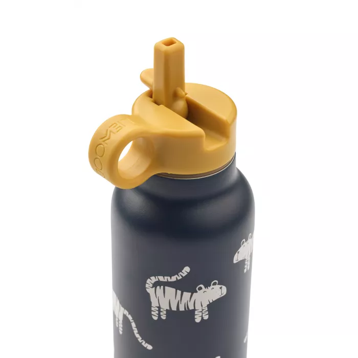 Sticla termos din otel inoxidabil Falk - 500 ml - Tiger / Classic navy - Liewood