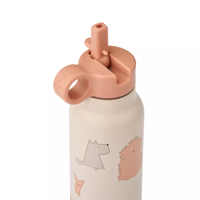 Sticla termos din otel inoxidabil - 350 ml - Falk - Cats and Dogs / Sandy - Liewood