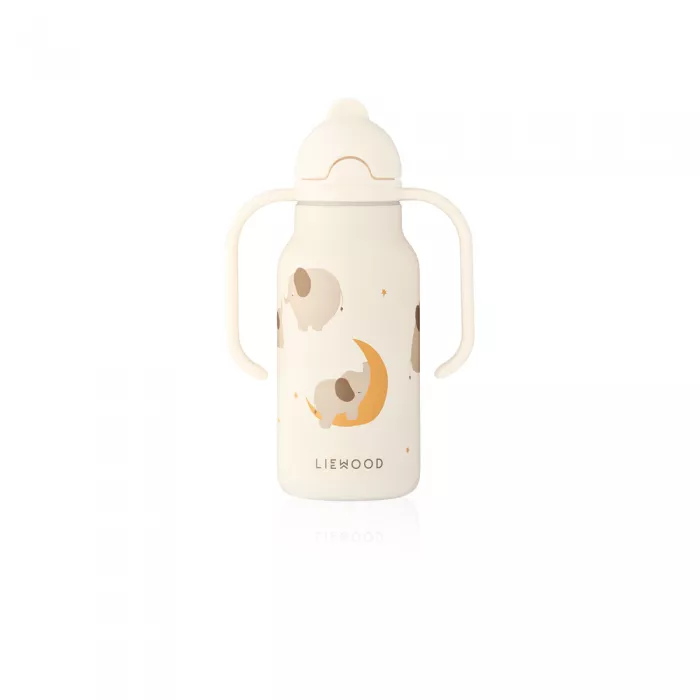 Sticla din otel inoxidabil - 250 ml - Kimmie - Elephant / Creme de la Creme - Liewood