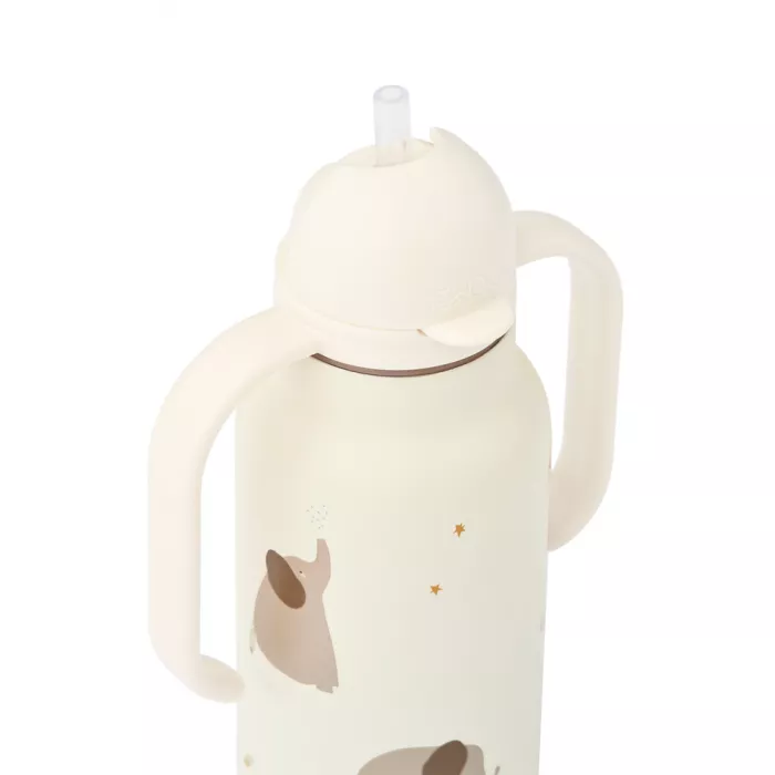 Sticla din otel inoxidabil - 250 ml - Kimmie - Elephant / Creme de la Creme - Liewood
