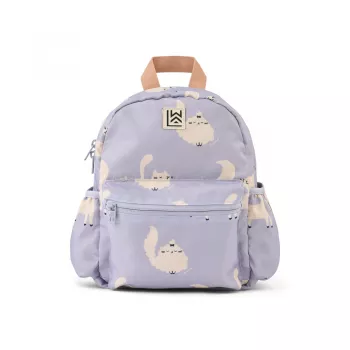 Rucsac pentru copii Andreas - Cat / Warm lilac - Liewood
