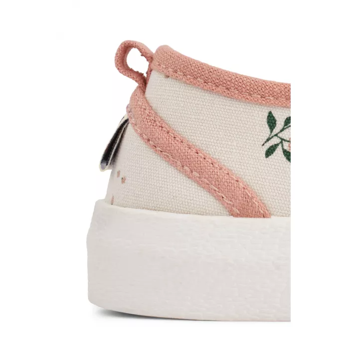 Tenisi de vara din bumbac organic cu talpa din cauciuc - Danilo - Peach / Sea shell - Liewood