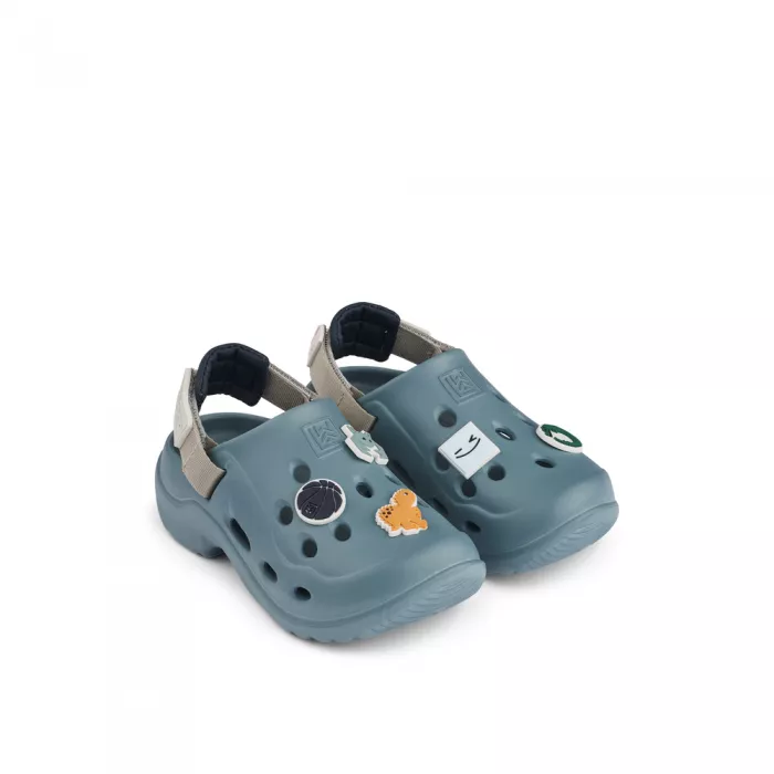 Sandale usoare pentru copii - Milas - Whale blue mix - Liewood