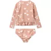 Costum de baie cu doua piese cu maneca lunga Dagny - Sweethearts / Pale tuscany - Liewood