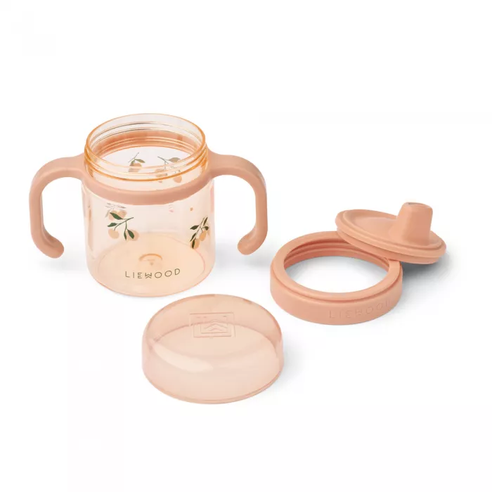 Cana cu cioc din tritan pentru bebelusi - Kylo - Peach / Sea shell - Liewood