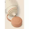 Recipient din silicon pentru smoothie Lizzie - Set 2 buc - Peach / Sea shell - Liewood