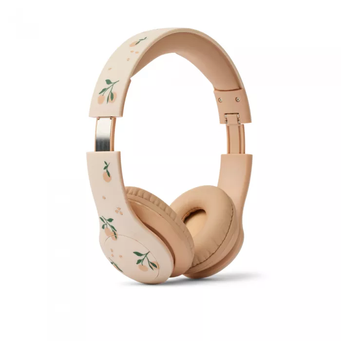 Casti audio wireless pentru copii Quinn - Peach / Sea shell - Liewood