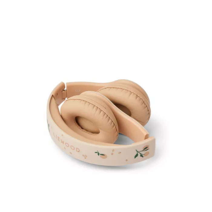 Casti audio wireless pentru copii Quinn - Peach / Sea shell - Liewood