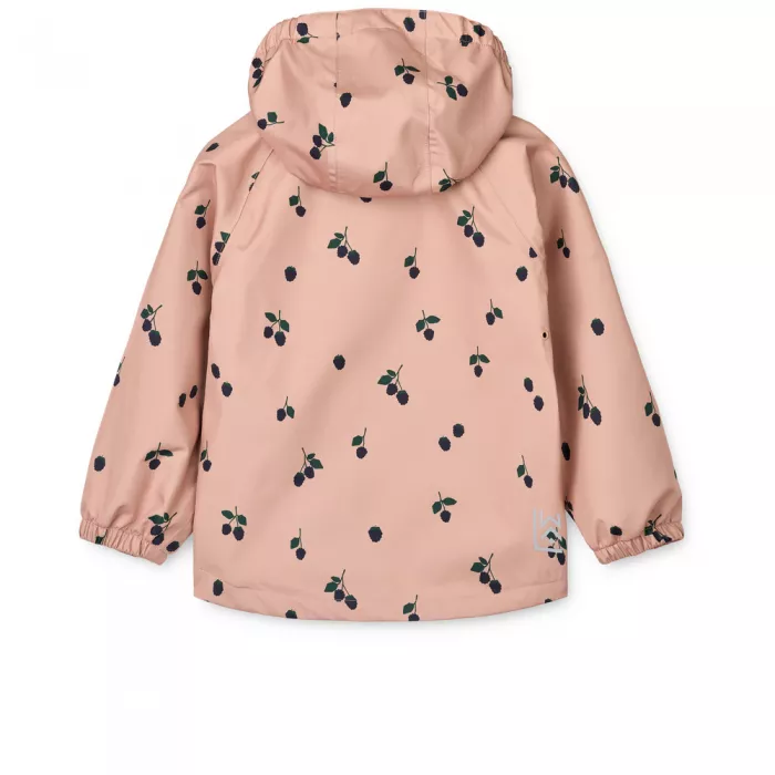 Costum impermeabil pentru ploaie - Pedia - Berry / Pale tuscany / Embroidery - Liewood