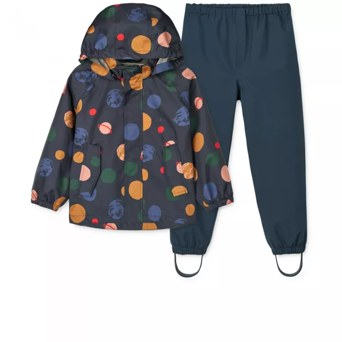 Costum impermeabil pentru ploaie - Pedia - Universe / Classic navy - Liewood
