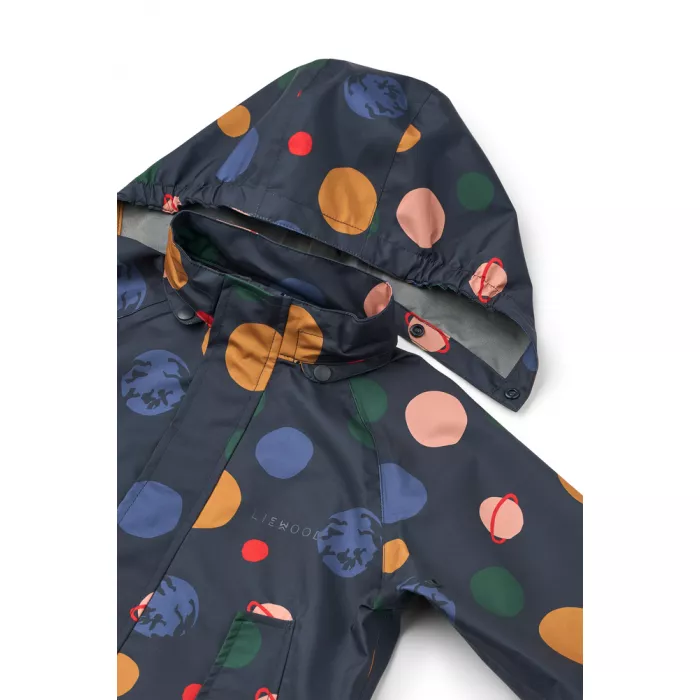 Costum impermeabil pentru ploaie - Pedia - Universe / Classic navy - Liewood