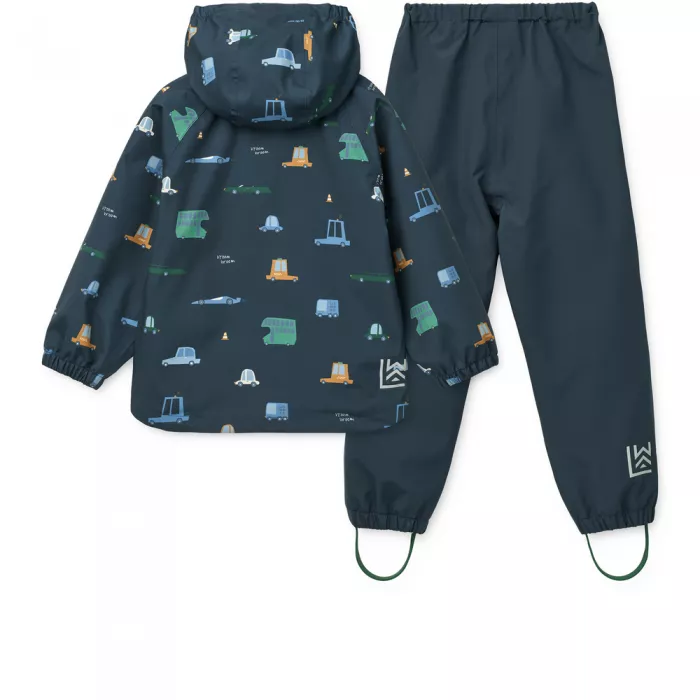 Costum impermeabil pentru ploaie - Pedia - Cars / Classic navy - Liewood