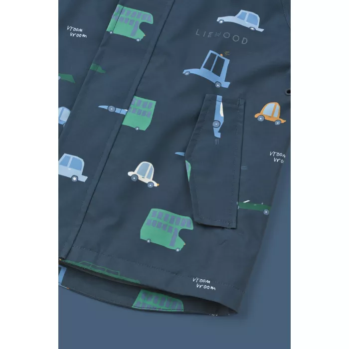 Costum impermeabil pentru ploaie - Pedia - Cars / Classic navy - Liewood