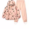 Costum impermeabil pentru ploaie - Pedia - Mega Cherry Heart/ Rosey mix - Liewood