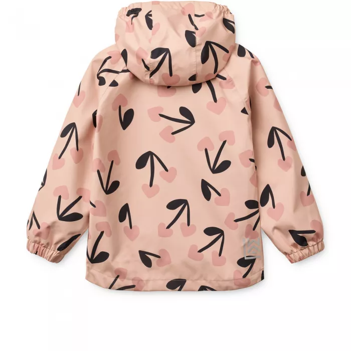 Costum impermeabil pentru ploaie - Pedia - Mega Cherry Heart/ Rosey mix - Liewood