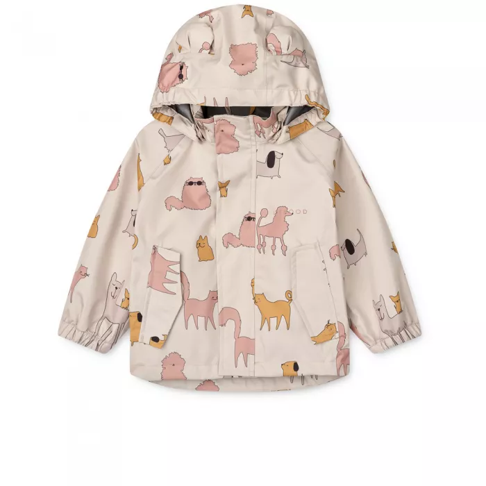 Costum impermeabil pentru ploaie - Manu - Cats and Dogs / Sandy - Liewood
