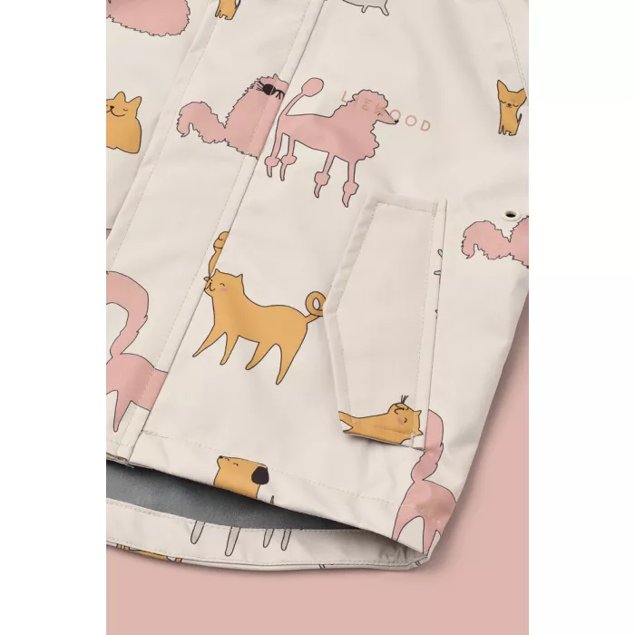 Costum impermeabil pentru ploaie - Manu - Cats and Dogs / Sandy - Liewood