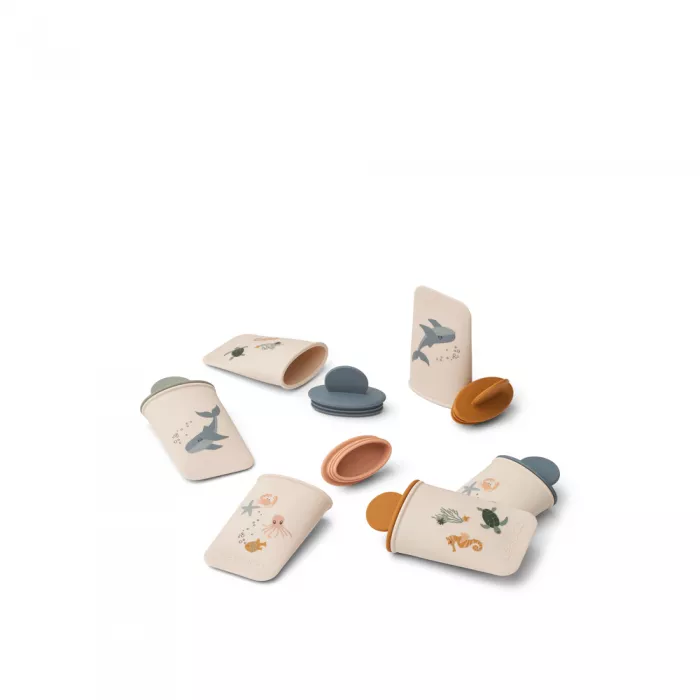 Forme  din silicon Malik pentru inghetata - Sea creature / Sandy - Liewood