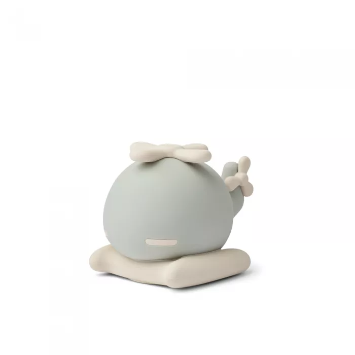 Lampa de veghe din silicon cu LED si incarcare USB Winston - Elicopter - Dove Blue - Liewood 