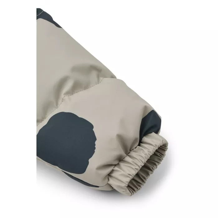 Jacheta de iarna cu umplutura din puf si pene de gasca - Adelina - Spot dots / Mist - Liewood