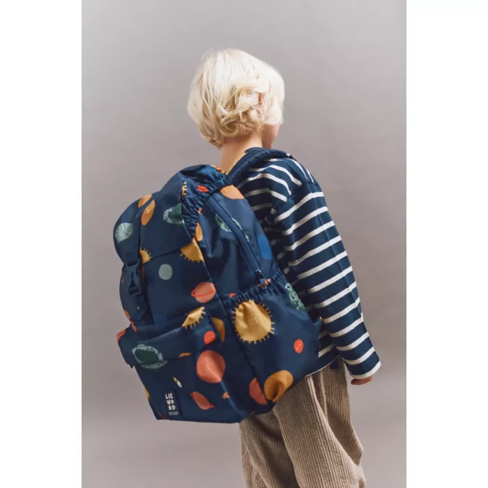 Rucsac pentru micii scolari Johnny - Universe / Classic Navy - Liewood
