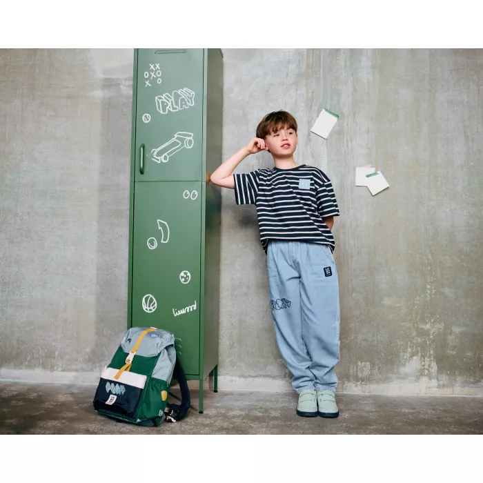 Rucsac pentru scolari Johnny - Play multi mix - Liewood