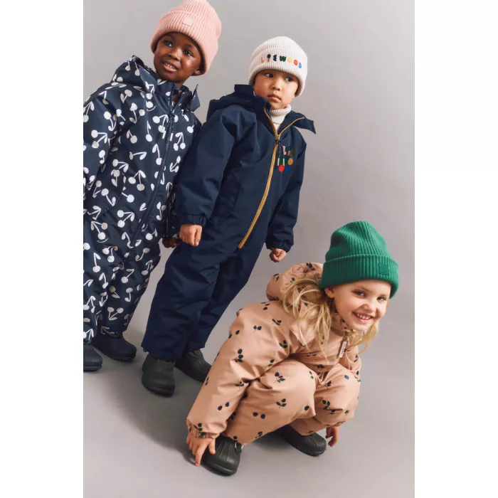 Caciula beanie din bumbac organic - Ezra - SANDY - Liewood