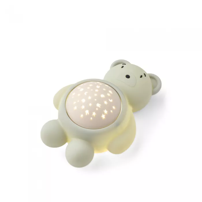 Lampa veghe cu proiector si white noise pentru somnul bebelusului - Bear - Dove Blue - Liewood