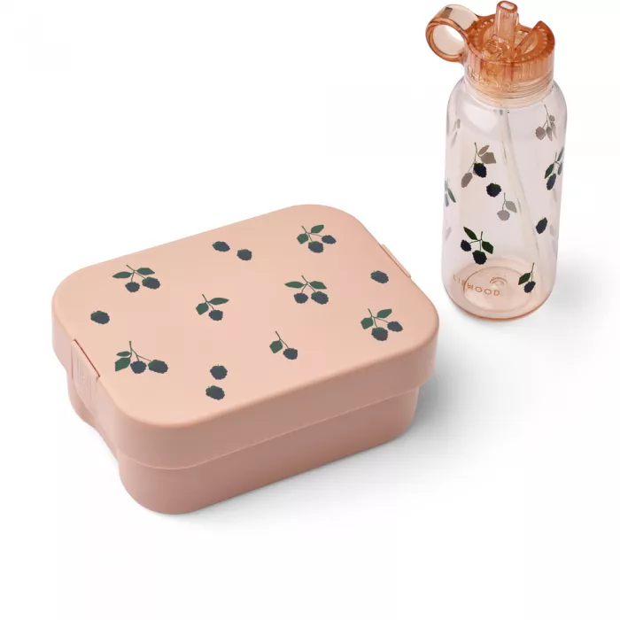 Set pentru pranz Chelsey - caserola si sticla - Berry / Pale Tuscany - Liewood