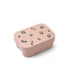 Caserola compartimentata din tritan Kamil cu capac de silicon - Berry / Pale Tuscany - LIEWOOD