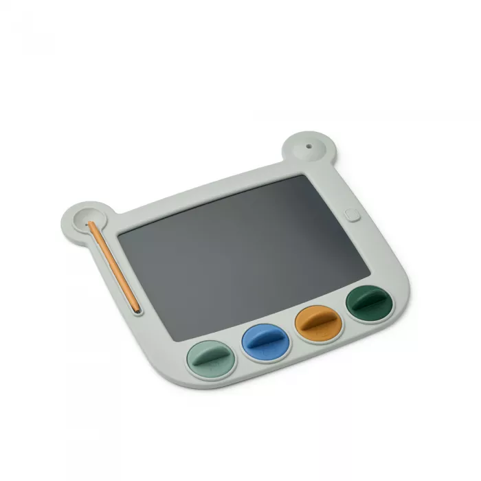 Tableta magica pentru desen cu stambile Venzora - Dove blue multi mix - Liewood