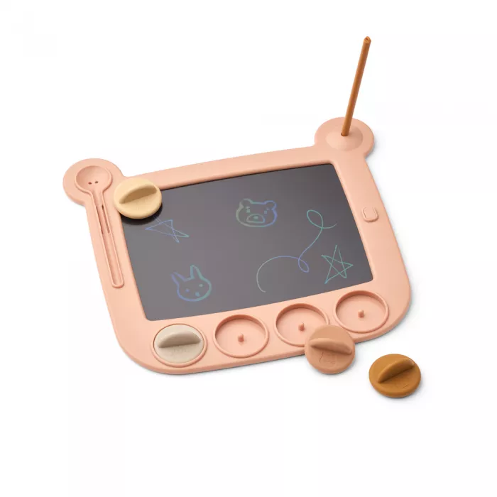 Tableta magica pentru desen cu stambile Venzora - Pale Tuscany Multi Mix - Liewood