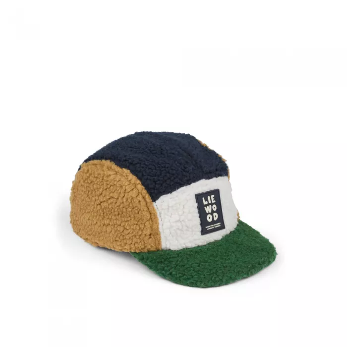 Sapca din material teddy Rory - Classic navy multi mix - Liewood