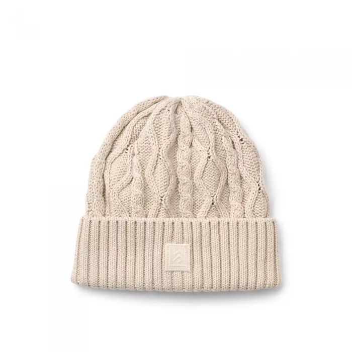 Caciula beanie tricotata din bumbac organic - Ezra - SANDY - Liewood