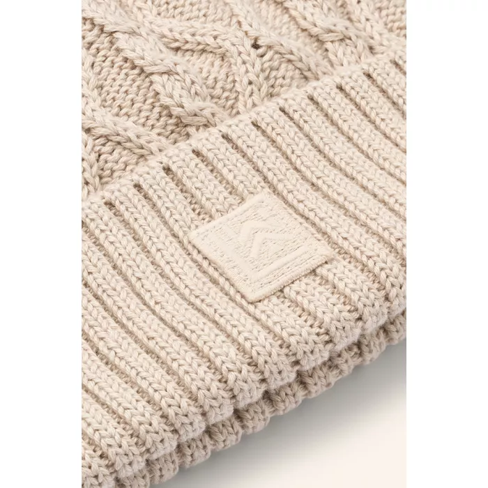 Caciula beanie tricotata din bumbac organic - Ezra - SANDY - Liewood