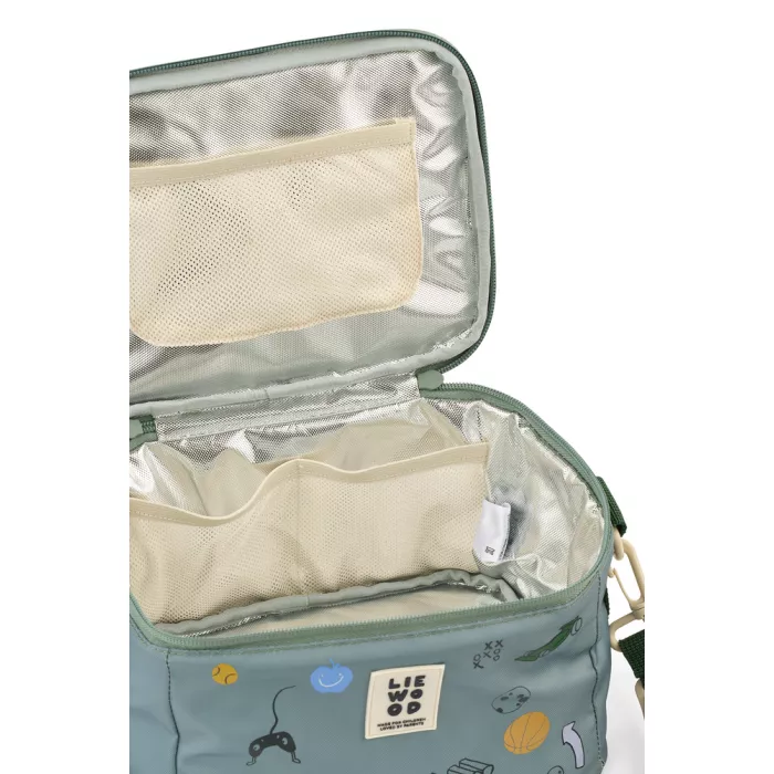 Gentuta termoizolanta Toby - Play / Dusty Peppermint - Liewood